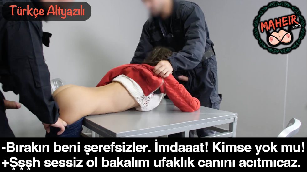Gözaltına Aldıkları Ufak Kıza Sorgu Odasında Grup Girdiler